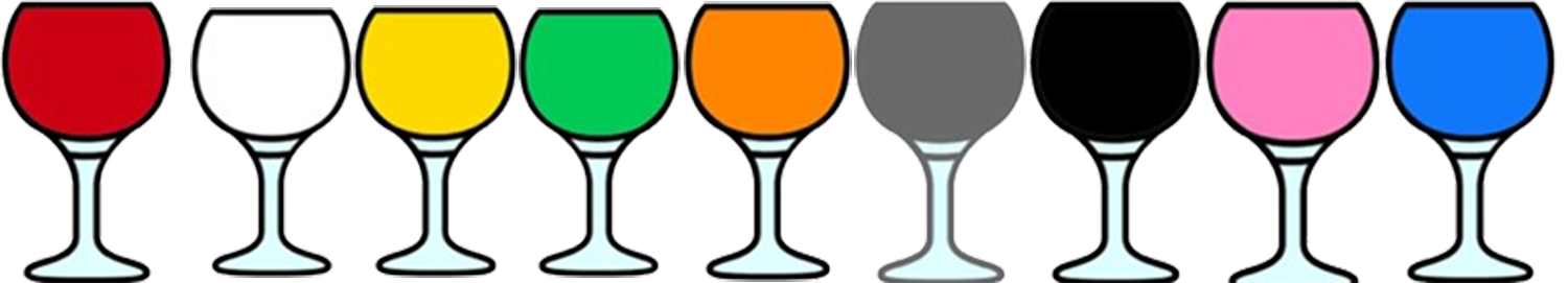 Les couleurs des vins